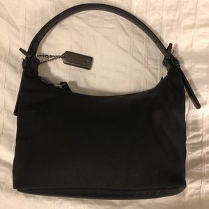 SOLD Coach Mini Bag Top Handle Black